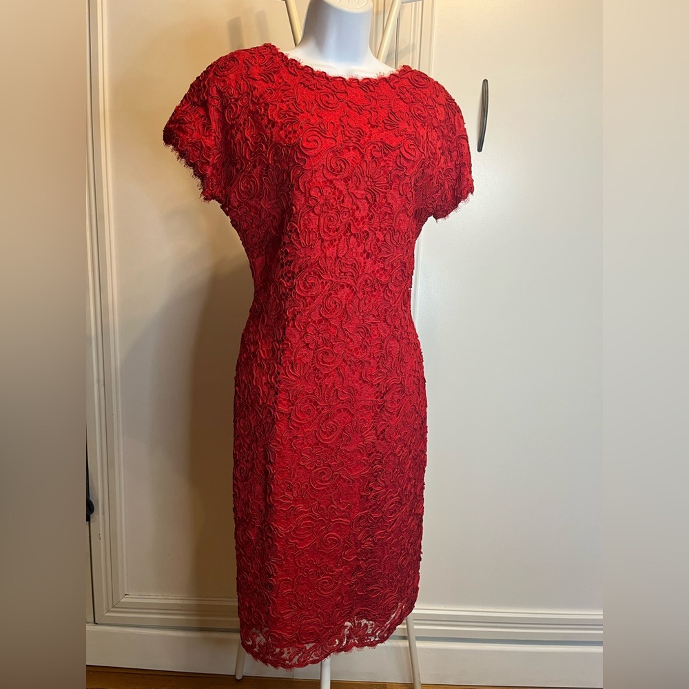Guipure Lace 1960s Wiggle Dress with Low Back, Marilyn Monroe, Madmen